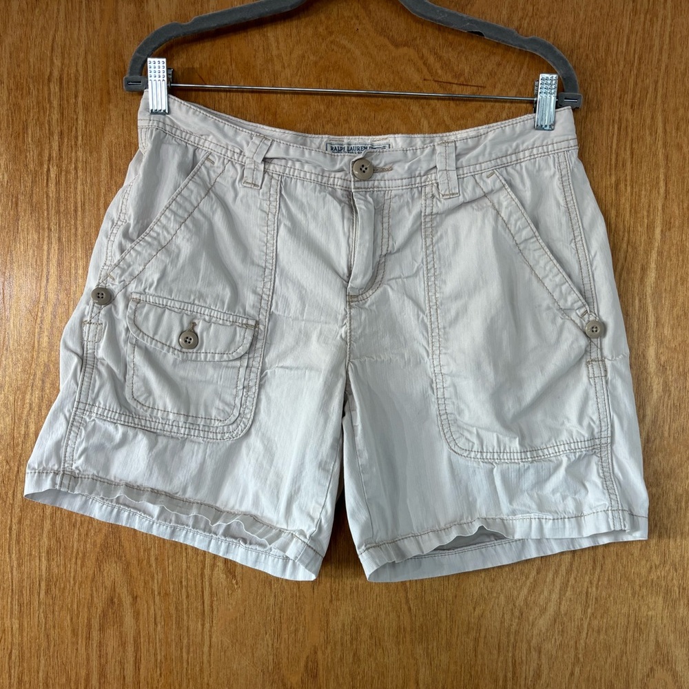 Polo by Ralph Lauren Light Beige Women's Cargo Shorts